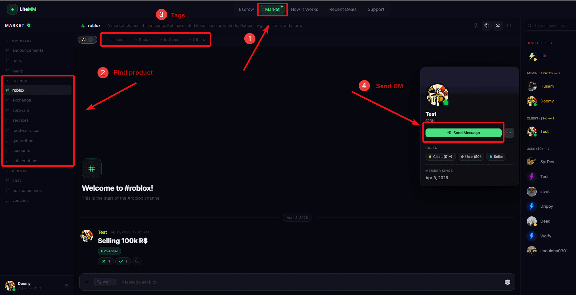Step 01 - Buyer view
